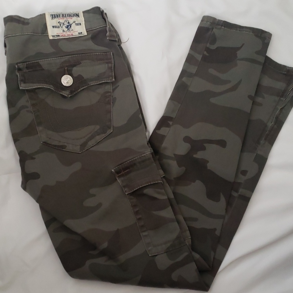 True Religion camo jeans